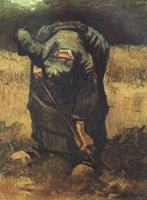 Vincent Van Gogh peasant Woman Digging (nn04) china oil painting image